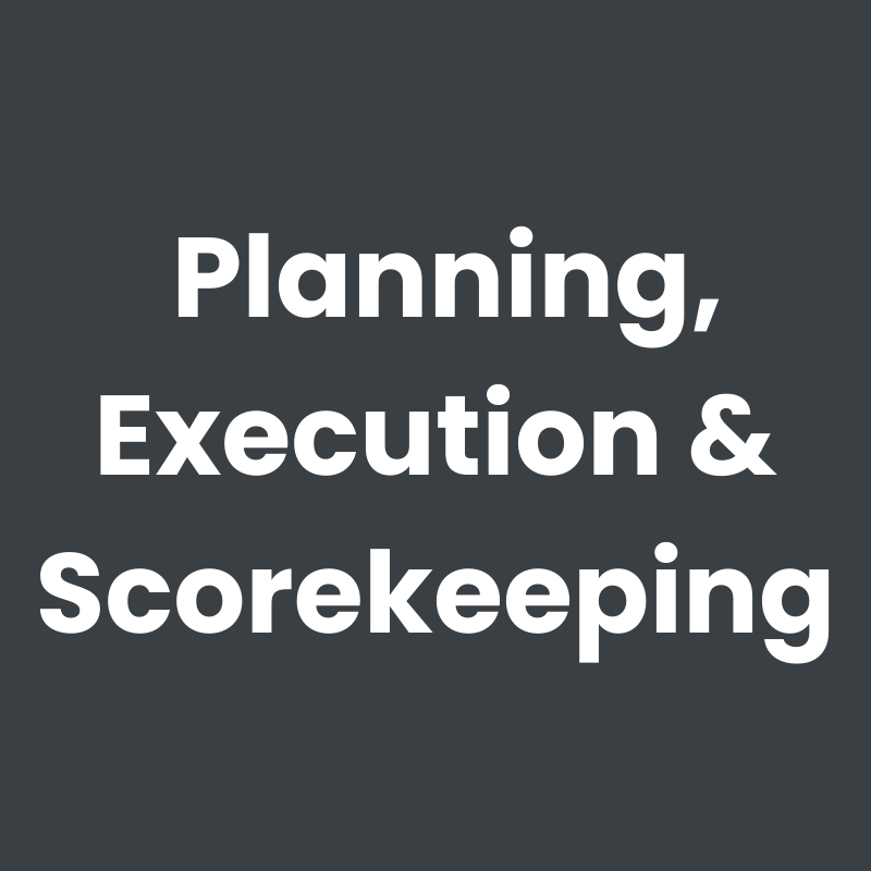 Planning, execution, and scorekeeping of the 12-week year.