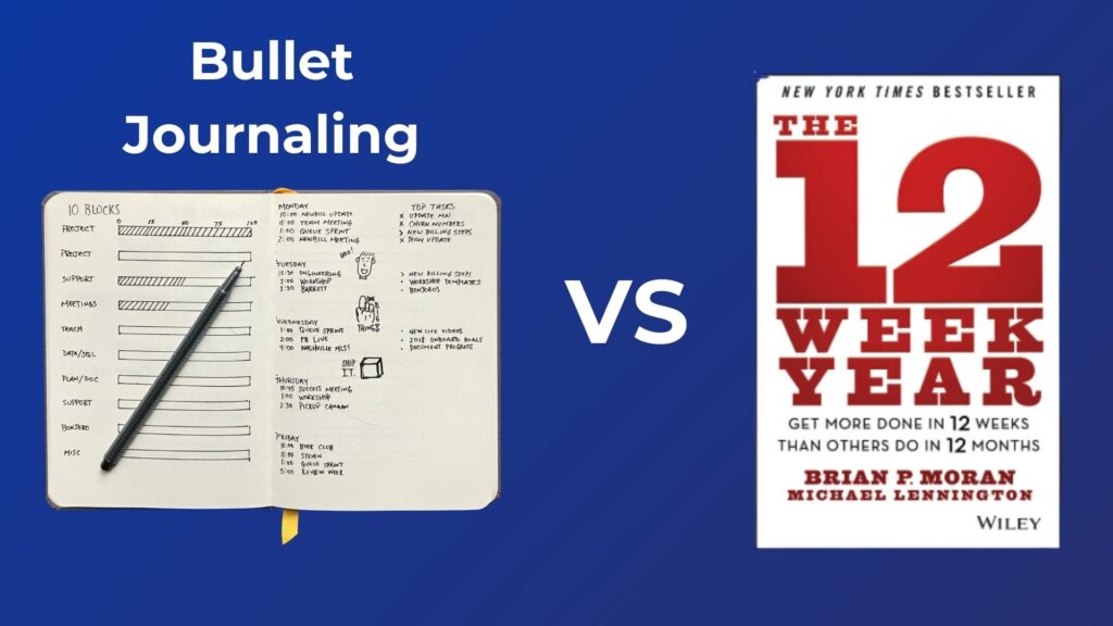 Bullet Journaling VS The 12 Week Year