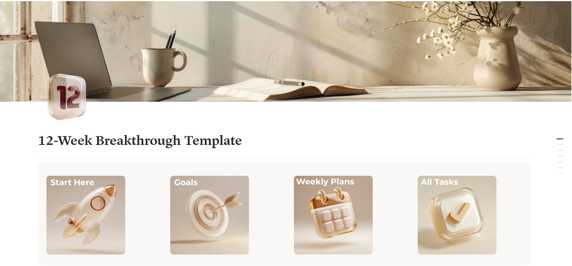 the best 12 week year template