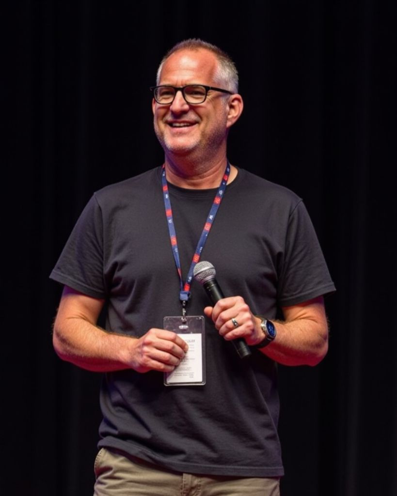 Dan Mintz Presenting His Performance System